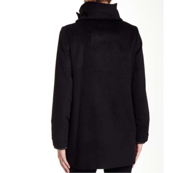 RACHEL Rachel Roy Black Pea Coat - Picture 12 of 12